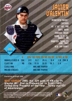 1997 Bowman's Best - Refractors #143 Javier Valentin Back