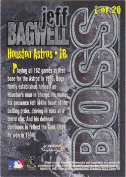 1997 Circa - Super Boss #1 Jeff Bagwell Back