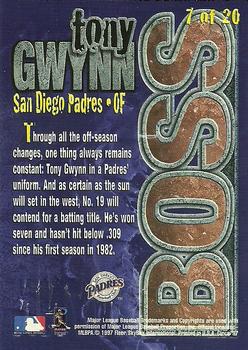 1997 Circa - Super Boss #7 Tony Gwynn Back