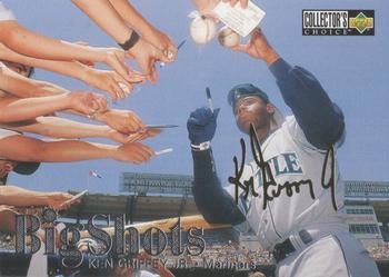 1997 Collector's Choice - Big Shots Gold Signatures #1 Ken Griffey Jr. Front