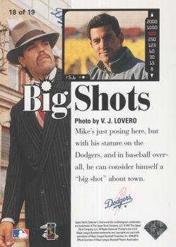1997 Collector's Choice - Big Shots Gold Signatures #18 Mike Piazza Back