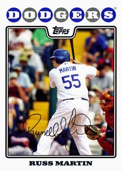 2008 Topps Gift Sets Los Angeles Dodgers #3 Russell Martin Front
