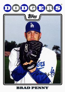 2008 Topps Gift Sets Los Angeles Dodgers #7 Brad Penny Front