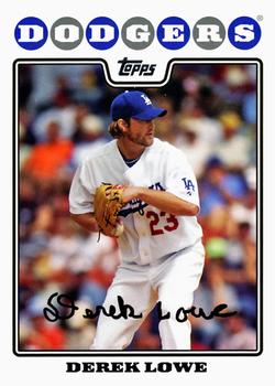 2008 Topps Gift Sets Los Angeles Dodgers #11 Derek Lowe Front