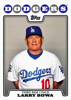 2008 Topps Gift Sets Los Angeles Dodgers #34 Larry Bowa Front