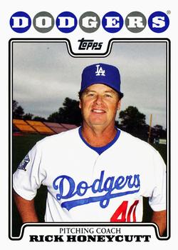 2008 Topps Gift Sets Los Angeles Dodgers #49 Rick Honeycutt Front