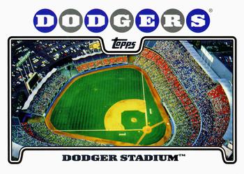 2008 Topps Gift Sets Los Angeles Dodgers #55 Dodger Stadium Front