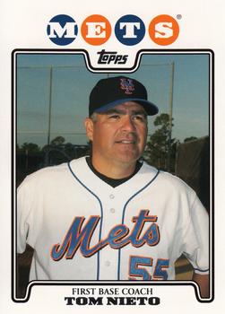 2008 Topps Gift Sets New York Mets #26 Tom Nieto Front