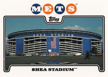 2008 Topps Gift Sets New York Mets #55 Shea Stadium Front