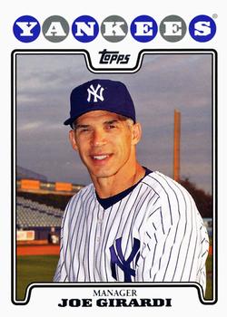 2008 Topps Gift Sets New York Yankees #1 Joe Girardi Front