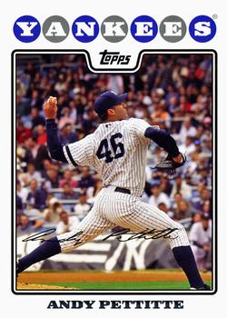 2008 Topps Gift Sets New York Yankees #5 Andy Pettitte Front
