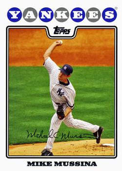2008 Topps Gift Sets New York Yankees #14 Mike Mussina Front