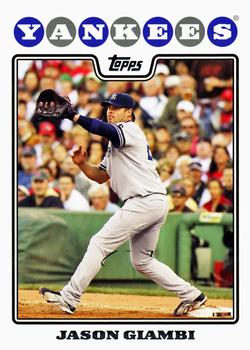2008 Topps Gift Sets New York Yankees #29 Jason Giambi Front