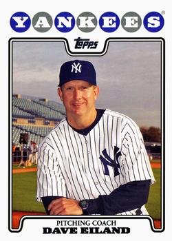 2008 Topps Gift Sets New York Yankees #41 Dave Eiland Front