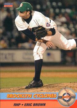 2005 Choice Brooklyn Cyclones #08 Eric Brown Front