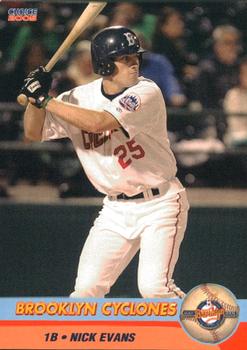 2005 Choice Brooklyn Cyclones #13 Nick Evans Front