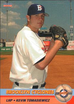 2005 Choice Brooklyn Cyclones #34 Kevin Tomasiewicz Front