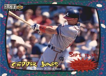 1997 Collector's Choice - You Crash the Game #CG2 Chipper Jones Front