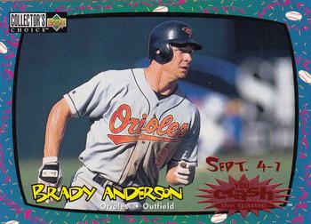 1997 Collector's Choice - You Crash the Game #CG4 Brady Anderson Front
