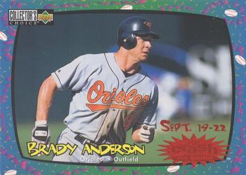 1997 Collector's Choice - You Crash the Game #CG4 Brady Anderson Front