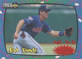1997 Collector's Choice - You Crash the Game #CG12 Jim Thome Front