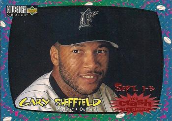 1997 Collector's Choice - You Crash the Game #CG17 Gary Sheffield Front