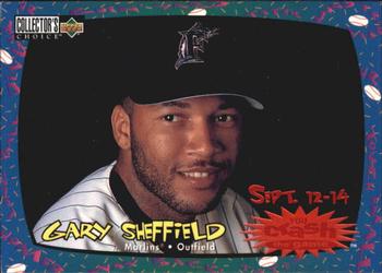1997 Collector's Choice - You Crash the Game #CG17 Gary Sheffield Front