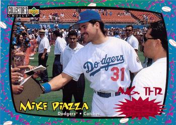 1997 Collector's Choice - You Crash the Game #CG20 Mike Piazza Front