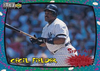 1997 Collector's Choice - You Crash the Game #CG22 Cecil Fielder Front
