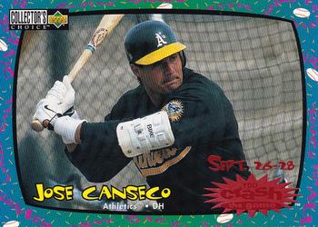 1997 Collector's Choice - You Crash the Game #CG23 Jose Canseco Front