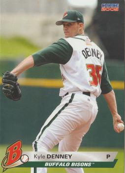 2005 Choice Buffalo Bisons #07 Kyle Denney Front