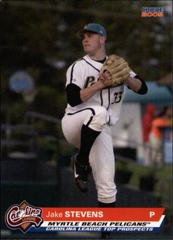 2005 Choice Carolina League Top Prospects #02 Jake Stevens Front
