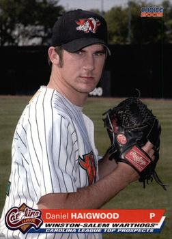 2005 Choice Carolina League Top Prospects #14 Daniel Haigwood Front