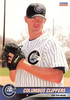 2005 Choice Columbus Clippers #02 Colter Bean Front