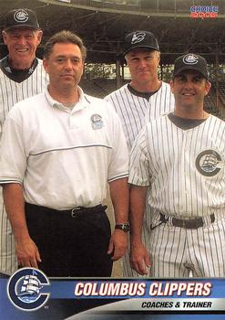 2005 Choice Columbus Clippers #24 Coaches & Trainer Front