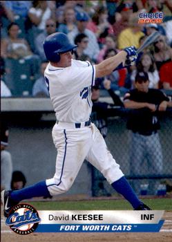 2005 Choice Fort Worth Cats #19 David Keesee Front