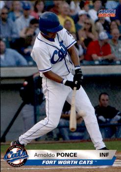 2005 Choice Fort Worth Cats #20 Arnoldo Ponce Front