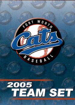 2005 Choice Fort Worth Cats #27 Checklist Front