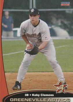 2005 Choice Greeneville Astros #5 Koby Clemens Front