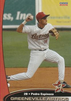 2005 Choice Greeneville Astros #6 Pedro Espinoza Front