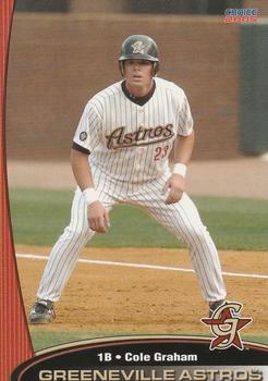 2005 Choice Greeneville Astros #13 Cole Graham Front