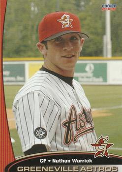 2005 Choice Greeneville Astros #32 Nathan Warrick Front