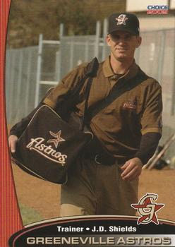 2005 Choice Greeneville Astros #36 J.D. Shields Front