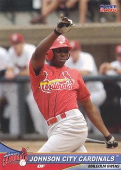 2005 Choice Johnson City Cardinals #19 Malcolm Owens Front