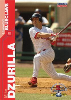 2005 Choice Lakewood BlueClaws #10 Mike Dzurilla Front