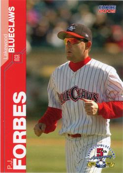 2005 Choice Lakewood BlueClaws #11 P.J. Forbes Front