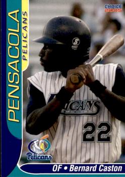 2005 Choice Pensacola Pelicans #18 Bernard Caston Front
