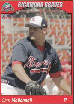 2005 Choice Richmond Braves #17 Sam McConnell Front