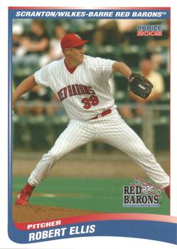 2005 Choice Scranton/Wilkes-Barre Red Barons #08 Robert Ellis Front