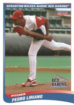 2005 Choice Scranton/Wilkes-Barre Red Barons #19 Pedro Liriano Front